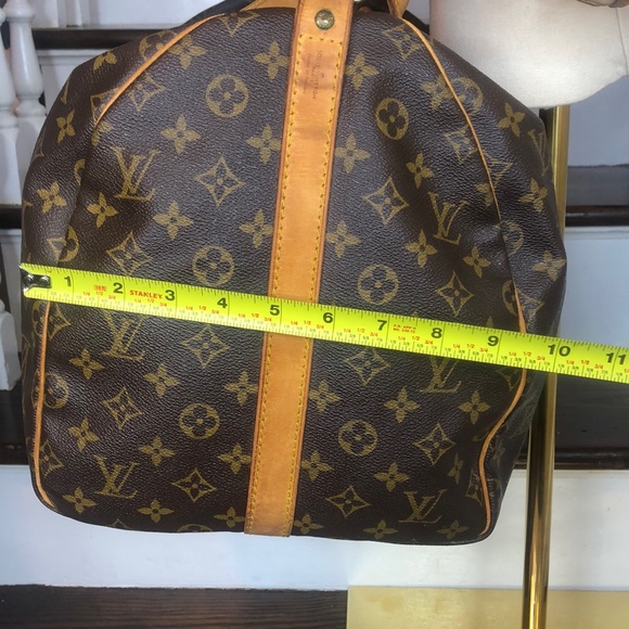 LOUIS VUITTON Monogram LV 55 Keepall Bandolier Strap Luggage Tag Lock Key SD844 - Picture 16 of 17